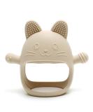 Komfy LilLove Food Grade Silicone Rabbit Teething Toy | BPA Free, Anti-Drop, Washable - Non Toxic (Complexion) - Buy Online on GoSupps.com