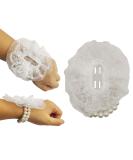 Sovenny 12 Piece Elastic Pearl Wrist Corsage Bands for Wedding Prom - White Wristlets - Buy Online on GoSupps.com
