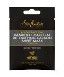 Shop African Black Soap Bamboo Charcoal Detoxifying Sheet Mask - Nourish & Revitalize Skin | International Shipping Available - Buy Online on GoSupps.com