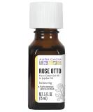 Aura Cacia Rose Otto in Jojoba Oil - Pure & GC/MS Tested - 15ml (0.5 fl. oz.) for International Shipping - Buy Online on GoSupps.com