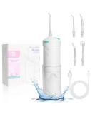 Portable Travel Water Dental Flosser - Mini Cordless Irrigator Rechargeable 3 Modes IPX7 Waterproof for Home & Braces Care - Buy Online on GoSupps.com
