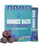 Daily Hydration Electrolyte Packets - Zero Sugar Keto Friendly Organic Blue Raspberry Drink Mix | 16 Servings (5 Calories 0 Net Carbs - Buy Online on GoSupps.com