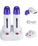 Double Wax Warmer for Men & Women | Dual Station Electric Wax Heater for Armpits Legs & Body - Ideal for Depilation - Buy Online on GoSupps.com
