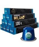 MILANO Organic Espresso Pods - 100 Count | Dark Roast | Compatible With Nespresso - Buy Online on GoSupps.com