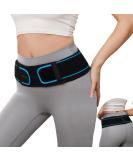 Sacroiliac Belt - SI Joint Hip Support Brace for Men & Women | Pain Relief for Sciatica Pelvis & Lower Back - Black Medium - Buy Online on GoSupps.com