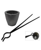 3 Clay Graphite Crucible with 20 Hinge-Style Foundry Tongs - Melting/Casting Gold, Silver, Copper - Precious Metal Hand Tools - Buy Online on GoSupps.com