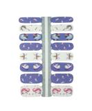 Buy My Nails Unicorn Nail Foils - 16 Ultra-Thin Self-Adhesive Nail Art Strips in Purple & White for All Nail Types | Premium Quality - Buy Online on GoSupps.com
