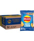 Walkers Cheese Onion 32.5g Bags (32 Bags (1 Case)) 32 g (Pack of 1) - Buy Online on GoSupps.com