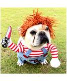 Delifur Funny Dog Costume - Terrible Halloween Party Suit for Small to XL Dogs | Cat Cosplay Clothes - Buy Online on GoSupps.com