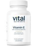 Vital Nutrients Vitamin E with Mixed Tocopherols - Potent Antioxidant Vitamin E And Antioxidant Supplements - 100 Softgels - Buy Online on GoSupps.com