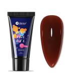 Mobray 60g Poly Nail Gel - Burgundy Maroon Acrylic Gel for Thickening Nail Beauty | Professional Salon & DIY Manicure Gift for Women - Buy Online on GoSupps.com