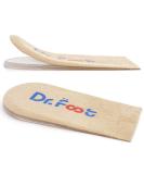 Dr.Foot Adjustable Orthopedic Heel Lift Inserts - Height Increase Insoles for Leg Length Discrepancies Heel Pain Relief & Sports Injuries (Beige 2 Layers - Women s 4.5-9.5 | Men s 6-8.5 - Buy Online on GoSupps.com