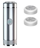 Buy Portable Electric Shaver for Men - Rechargeable Mini Razor (Wet & Dry) - Perfect for Travel & Home Use - Silver - Buy Online on GoSupps.com