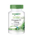 Fairvital Oregano Oil Capsules 150mg - High Dose 10:1 Extract - 90 Softgels for Immune Support & Wellness - Premium Origanum Vulgare - Buy Online on GoSupps.com