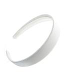 Shop Elegant White Satin Headband - 2 cm Wide | International Shipping Available - Buy Online on GoSupps.com