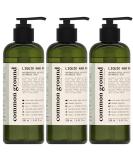 Common Ground All Natural Hand Wash Soap - Paraben & Cruelty Free - Daily - Organic Vegan Plant-Based - Botanical Scent & Avocado Oil - For All Men Women Eczema Sensitive Skin 8.4 Fl Oz (3 Pack) - Buy Online on GoSupps.com