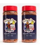 Meat Church BBQ Rub Combo: Two Bottles of Holy Cow (12 oz) BBQ Rub and Seasoning for Meat and Vegetables, Gluten Free, Total of 24 Ounces - Buy Online on GoSupps.com