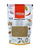 Mum's Premium Coriander Powder | Ground Coriander | Cilantro Powder 150g - Buy Online on GoSupps.com