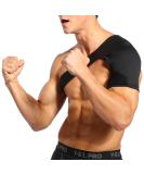 YOUTHINK Shoulder Brace Support Wrap for Arthritis Pain Relief | Unisex Black Shoulder Support - Buy Online on GoSupps.com