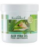 Krauterhof Aloe Vera Gel 250 ml - Soothing Skin Relief | International Shipping Available - Buy Online on GoSupps.com