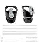 Replacement Lid for Drinking Bottles | Black Sport Closure - Spare Parts for Water Bottles - Buy Online on GoSupps.com