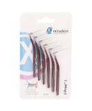 Buy Miradent I-Prox L Interdental Brushes 0.7 mm - Bordeaux Large | 6 Pack for Easy Thorough Cleaning | Portable with Hygienic Cap - Perfect for On-the-Go Dental Care - Buy Online on GoSupps.com