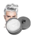 Temporary White Hair Color Dye - Non-Permanent DIY Wax Mud for Party Cosplay & Halloween - Washable Colored Hair Cream - Buy Online on GoSupps.com