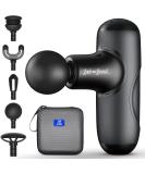 BOB AND BRAD Q2 Mini Massage Gun, Pocket-Sized Deep Tissue Massager Gun, Portable Percussion Muscle Massager Gun, Ultra Small & Quiet Muscle Massage Gun with Carry Case for On The Go Usage - Buy Online on GoSupps.com