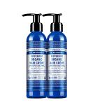 Dr. Bronner's - Organic Hair Cr me (Peppermint 6 Ounce 2-Pack) - Leave-In Conditioner and Styling Cream Made with Organic Oils Hair Cream Supports Shine and Strength Nourishes Scalp Non-GMO - Buy Online on GoSupps.com