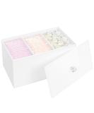 Delipply Tampon Box for Bathrooms - Stylish Storage Containers for Tampons & Pads - Women's Period Organizer (White/Opulent Garden 7.87x5.0x5.12 inches) - Buy Online on GoSupps.com