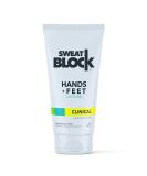 SweatBlock Antiperspirant Lotion for Hands & Feet, Proven to Reduce Excessive Sweating, Reduce Hand & Foot Sweat & Smelly Feet, Safe Effective, FDA Compliant Anti Sweat Lotion for Women & Men, 50mL Original Hand & Foot Lot - Buy Online on GoSupps.com