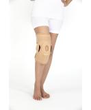 Hinged Knee Brace for Men & Women - Premium ACL Support for Swollen Injuries Arthritis Relief Open Patella Design Dual Hinges Compression & Stability Straps - Medexa - Buy Online on GoSupps.com