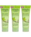 Simple Smoothing Facial Scrub 2.5oz (75ml) - Pack of 3 | Kind to Skin - Buy Online on GoSupps.com