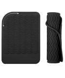 Opopark Silicone Heat Resistant Mat for Hair Straightener Curling Irons Flat Iron Curling Iron Multifunctional Non-Slip Travel Mat Pad for Hot Hair Styling Tools - Buy Online on GoSupps.com