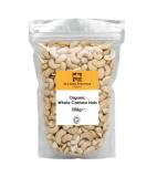 Organic Whole Cashew Nuts 500g by Manor Springs Organic - Buy Online on GoSupps.com