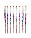 Pro 8pcs Nail Art Brush Pen Set - Petal Painting & Nail Decoration Tools for Professional Artists - Buy Online on GoSupps.com