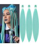 YDDM 32-Inch Pre-Stretched Mint Braiding Hair Extensions - Jumbo Braids 3 Packs for Artistic Hairstyles - Buy Online on GoSupps.com