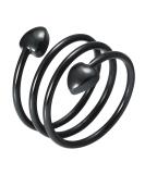 Magnetic field women's copper ring pure copper heart shaped women's ring Black - Buy Online on GoSupps.com