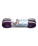 ACE Stripe PRIDE LACES - 10mm Waxed Roller Skate & Shoe Laces - 96 Inch - Buy Online on GoSupps.com