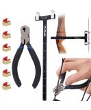 Sopoger Archery Bow Square Nocking Points Pliers Kit - T Shape Turning Ruler Tool for Recurve Compound Bow, Black - Buy Online on GoSupps.com