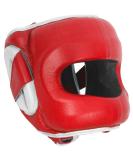 Ringside Deluxe Face Saver Boxing Headgear - Large-X-Large - Red - Buy Online on GoSupps.com