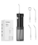Portable Travel Water Flosser Cordless Dental Flosser with IPX7 Waterproof 5 Jet Tips & 3 Modes for Healthy Teeth Everywhere - Buy Online on GoSupps.com
