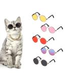 5 Pieces Pet Glasses | Fashion Sunglasses for Dogs & Cats | Retro Style Small & Medium Pet Sunglasses - Buy Online on GoSupps.com