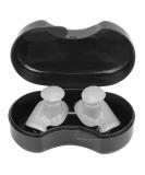 Swimming Ear Plugs - Waterproof Reusable Silicone Swim Earplugs for Kids & Adults | Gray - Buy Online on GoSupps.com