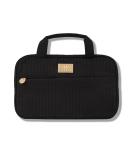 Buy LAURA GELLER NEW YORK Quilted Folding Travel Makeup Bag - Black Hanging Toiletry Organizer | Large Capacity & Easy to Clean - Perfect for International Travel - Buy Online on GoSupps.com