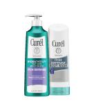 Cur l Hydra Therapy & Itch Defense Body Wash Set - Moisturizer & Calming Cleanser for Dry Itchy Skin - 12 fl oz & 10 fl oz - Soap-Free Formula - 2 Piece Set - Buy Online on GoSupps.com