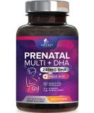 Prenatal Vitamins with DHA and Folic Acid - Before, During and Post Pregnancy - Best Daily Prenatal Multivitamin with Vitamin A, C, D3, B12, Folate, Omega-3, DHA, & Iron, Non-GMO - 120 Softgels 120 Count (Pack of 1) - Buy Online on GoSupps.com