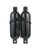 Seachoice Twin Eye Ribbed Boat Fender Kit | Pair of MFP Fender Lines | Multiple Sizes/Colors - Black 6 x 23 - Buy Online on GoSupps.com