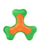 Minifeet Flying Triple Dog Toy - Perfect for Action-Packed Water Games | Strong Gift for Dog Lovers - Orange Green - Buy Online on GoSupps.com