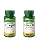 Nature's Bounty B-Complex with Folic Acid & Vitamin C 125ct (2 Pack) - Energy & Nervous System Support - Buy Online on GoSupps.com
